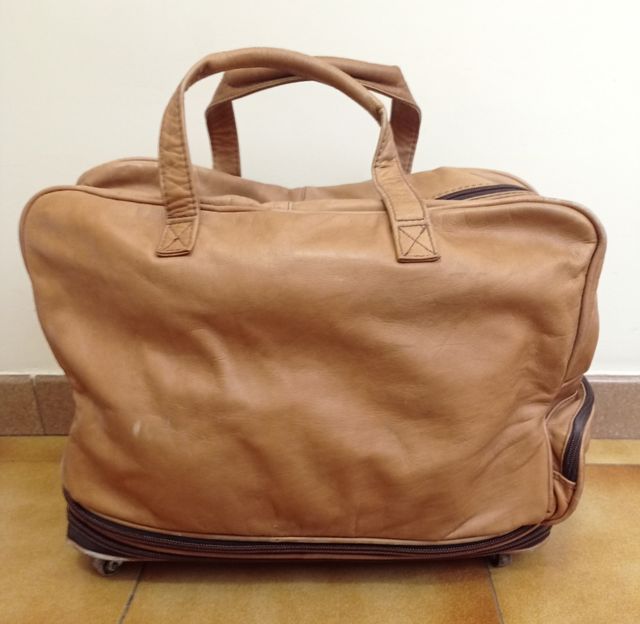 BOLSO MALETA CUERO VINTAGE