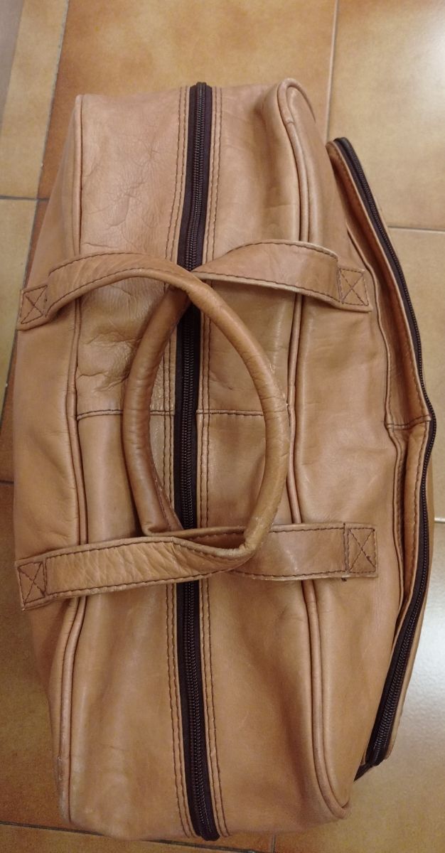 BOLSO MALETA CUERO VINTAGE