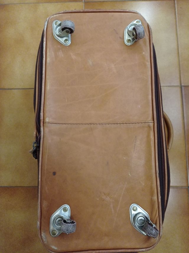 BOLSO MALETA CUERO VINTAGE