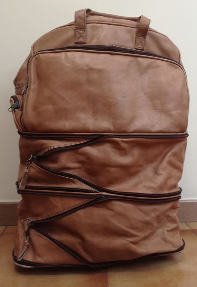 BOLSO MALETA CUERO VINTAGE