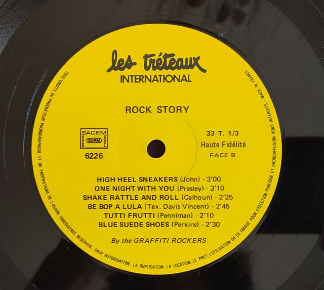 The Graffiti Rockers- Rock Story -Vinilo LP France