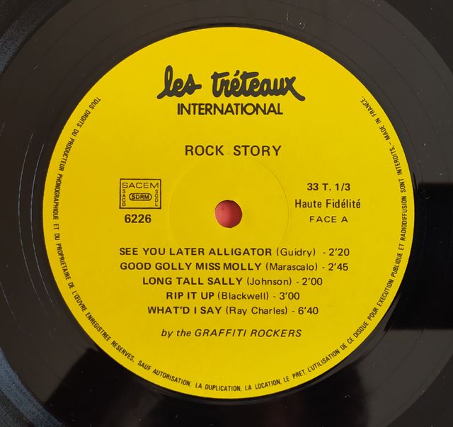 The Graffiti Rockers- Rock Story -Vinilo LP France