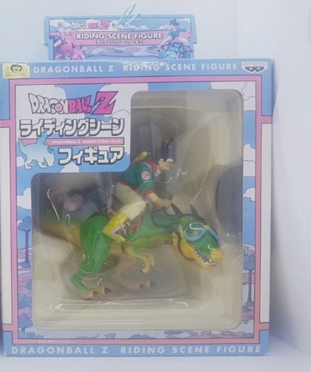 Figura Dragon Ball Goku Y Dinosaurio De Segunda Mano Por 85 EUR En 