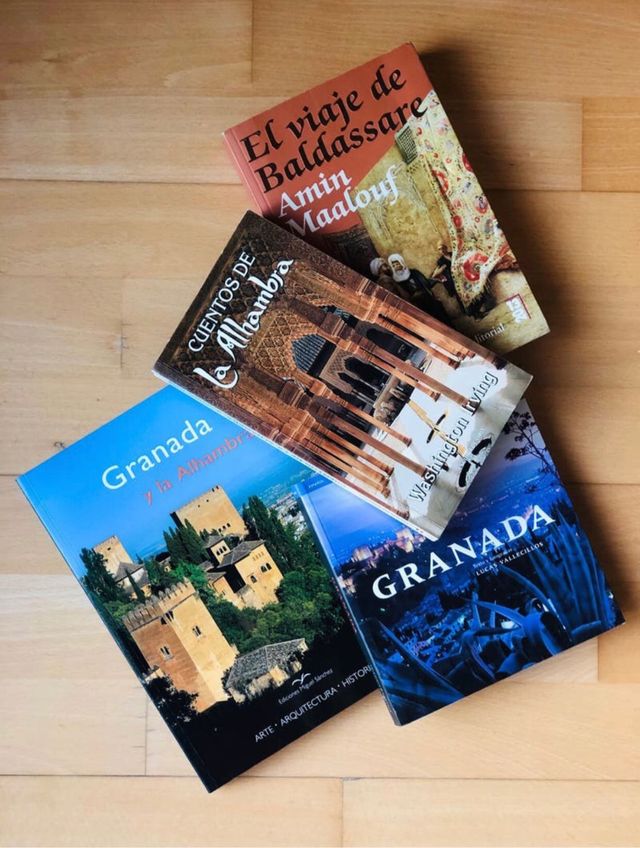 3 libros de Granada + Los viajes de Baldasar