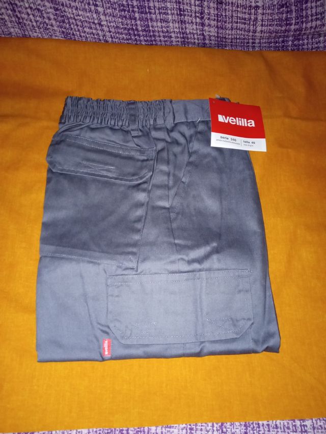 pantalones largos de trabajo grises a estrenar nue