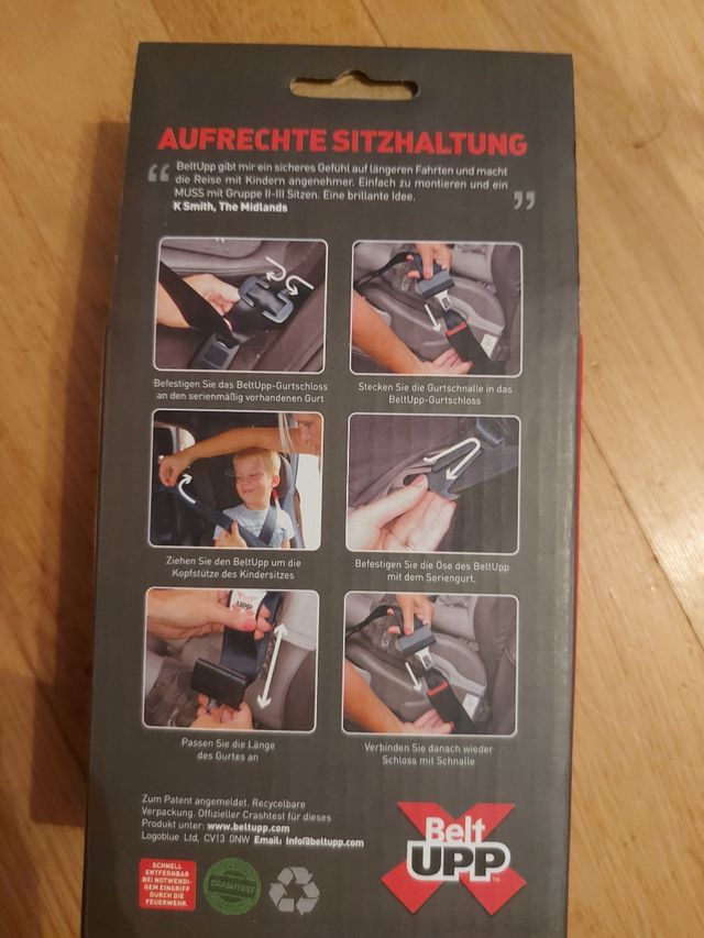 Cinturón extra para sillas grupo 2-3