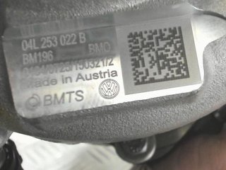 Turbo intercambio 04L253022B reparación desde 99€