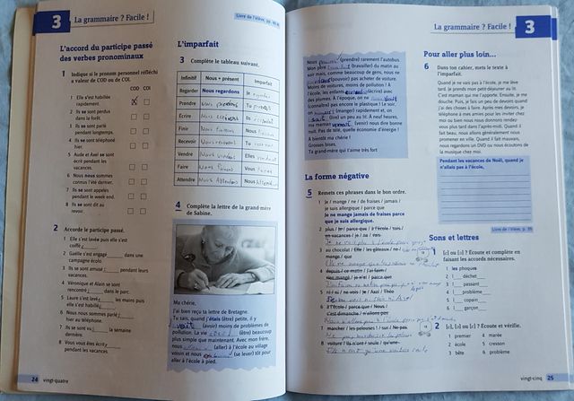 libro de ejercicios de frances facile 3