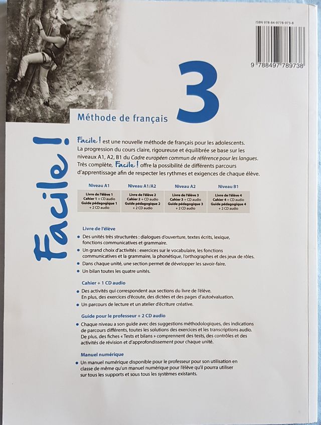 libro de ejercicios de frances facile 3