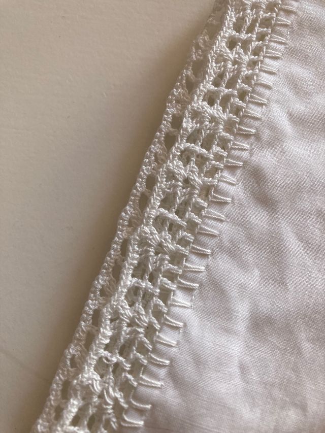 Pañuelos bolsillo hilo ganchillo