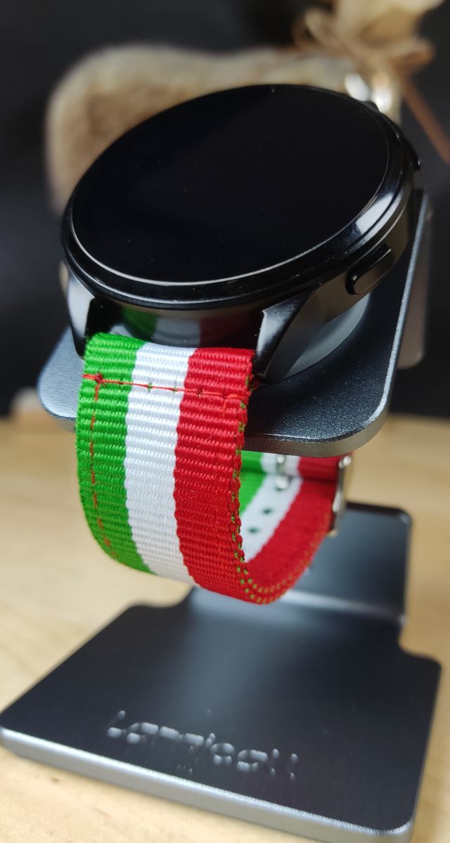 Correa Nylon Samsung Watch 7 Bandera Italia 20mm
