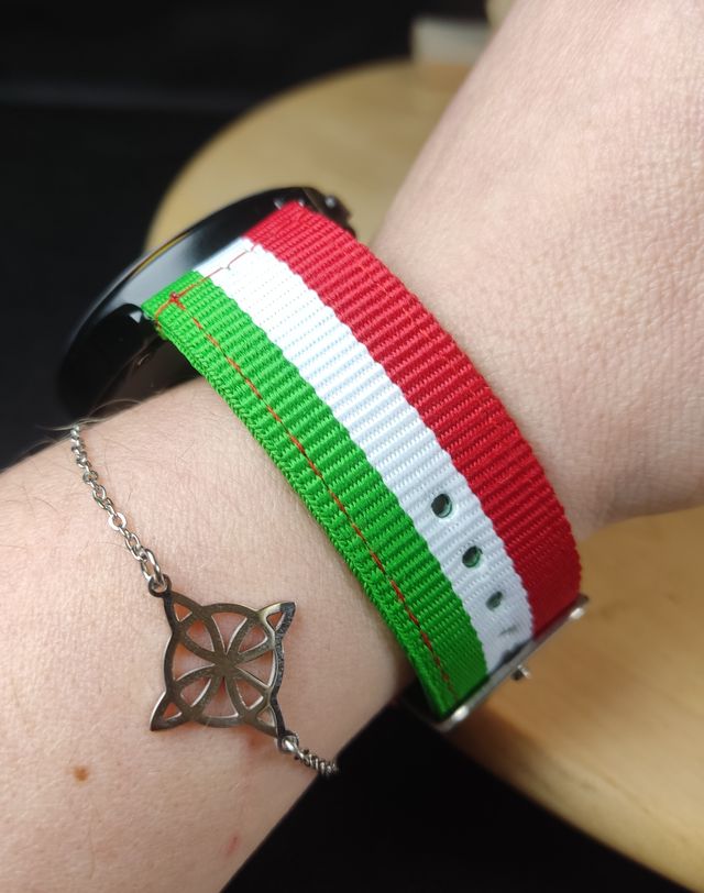 Correa Nylon Samsung Watch 7 Bandera Italia 20mm