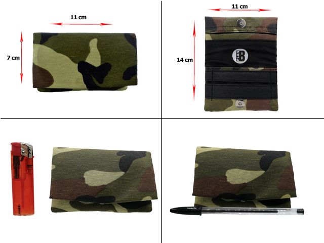 Tabaquera Plan B, Two Days Militar, 11 x 7 cm