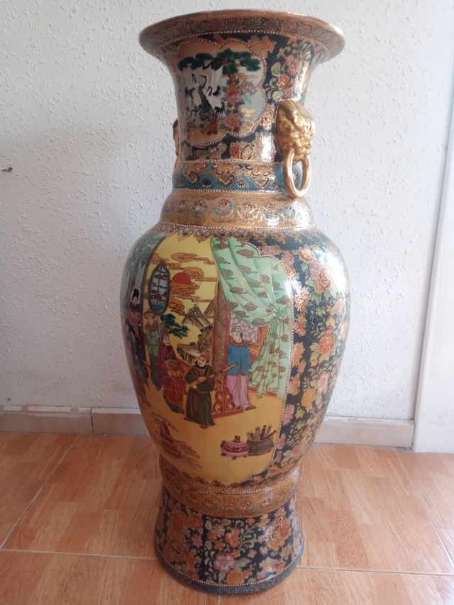 Jarrón Chino Grande Satsuma Style