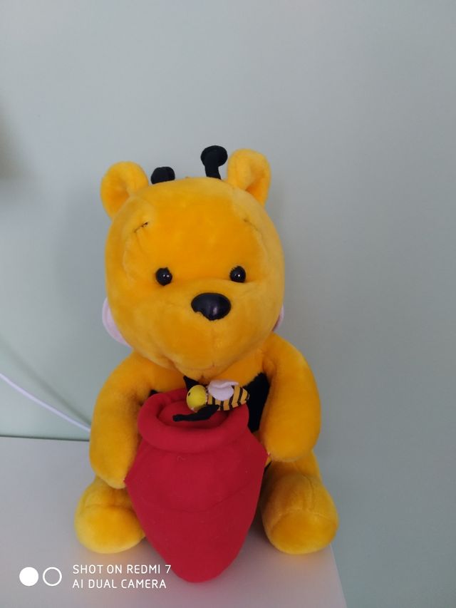 Winnie the Poo disfrazado de abejita