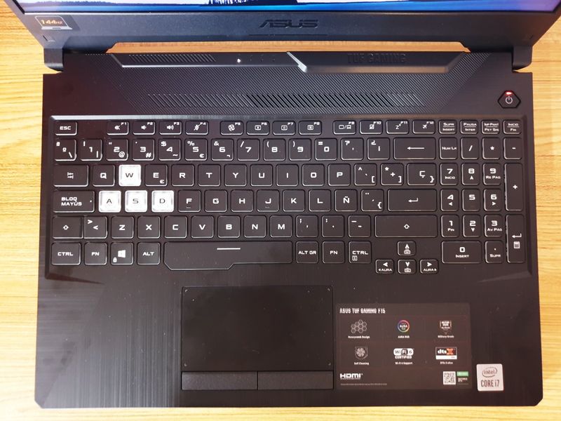 Asus TUF Gaming F15 I7 10870H 16GB 512GB afbeelding 7