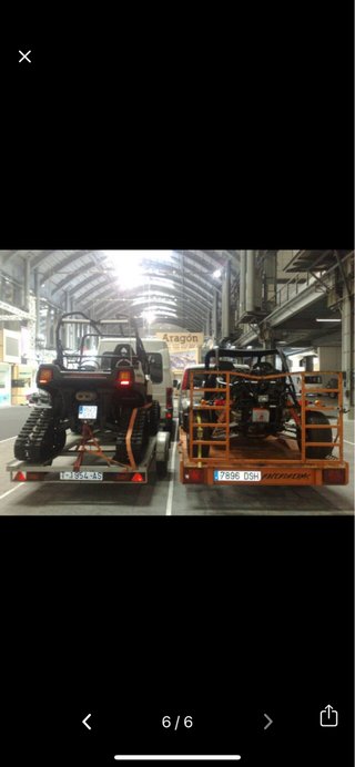 Remolque Plataforma porta Buggy/utv & quad/ATV