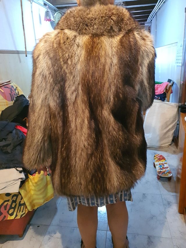 Cappotto in pelliccia di vol