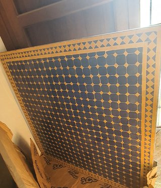 mesa de mosaico  artesanal