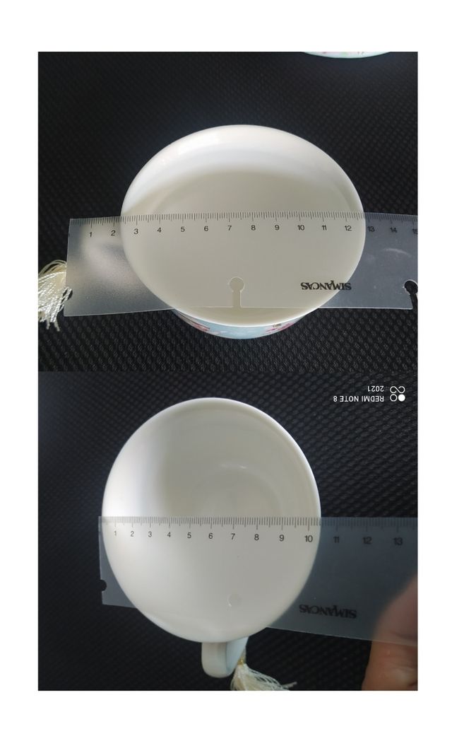 TAZA,PLATO,CAJA,CORTE INGLES