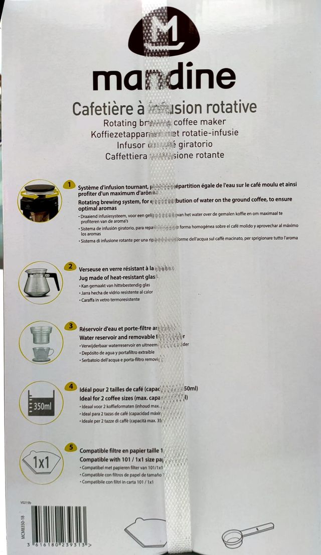 Infusor café giratorio 