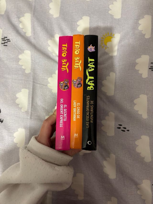 Libros Trío Beta y Bat Pat