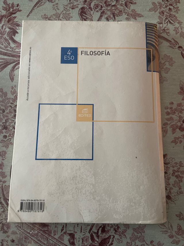 Vendo libro de 4 eso filosofía