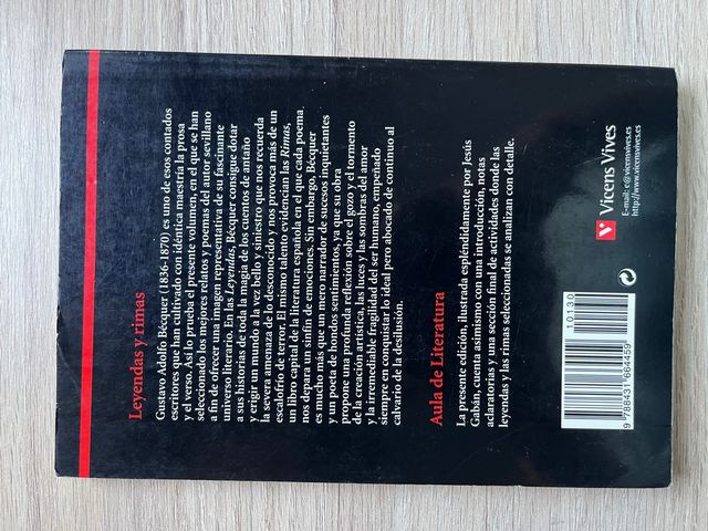 Libro de Rimas y Leyendas de Bécquer