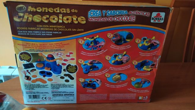 Fábrica de monedas de chocolate