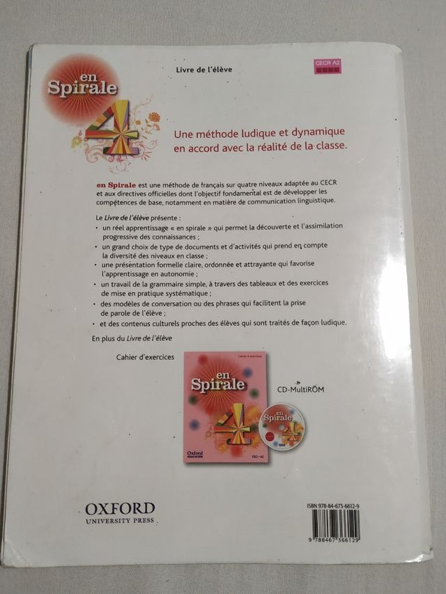En Spirale 4 Livre de l'élève+CD-MultiROM - Oxford