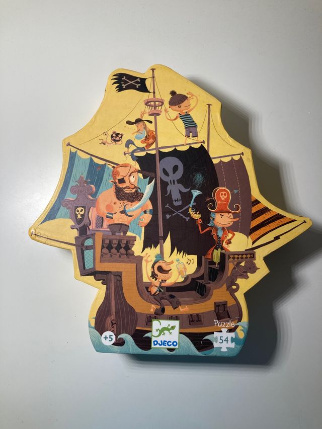 Puzzle pirata infantil 54