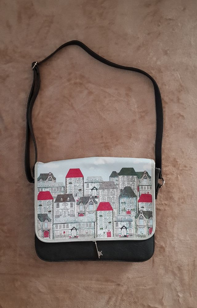 Bolso bandolera estampado