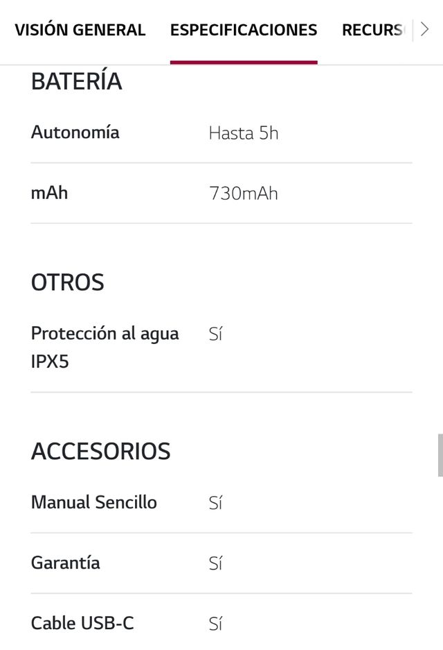 ALTAVOZ LG Xboom Go PN1  ***NUEVO***