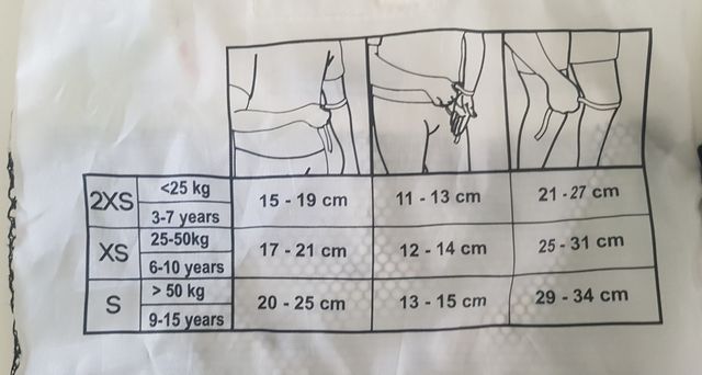 Protecciones patines Oxelo XS