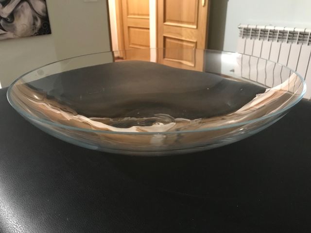 Centro de mesa de cristal