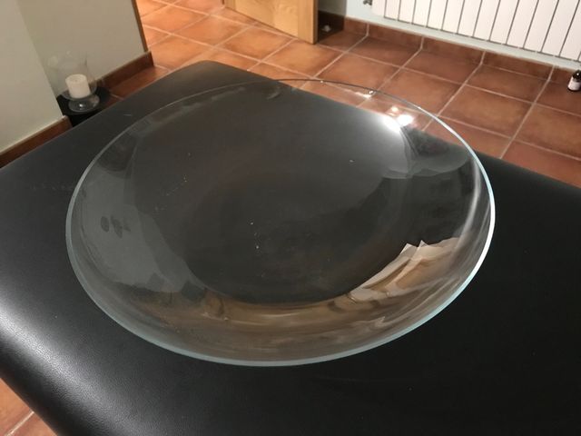 Centro de mesa de cristal