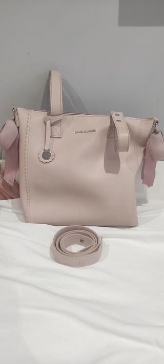 bolso carro pasito a pasito rosa