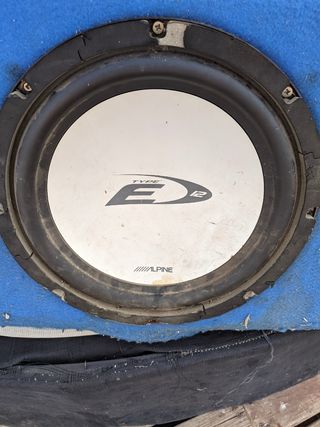 Subwoofer Alpine type e 12 de segunda 