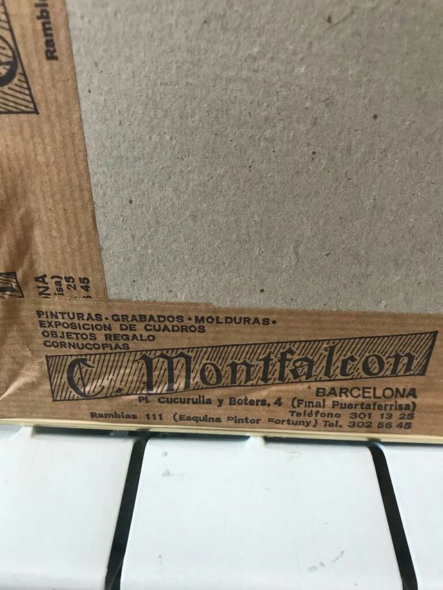 vasarely hat III vintage 70s 55 x 48cm