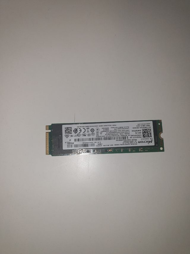Fantastico nvme ssd de 256 GB