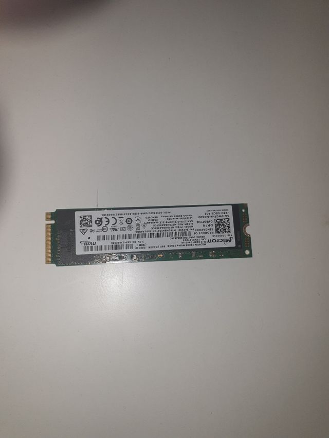 Fantastico nvme ssd de 256 GB