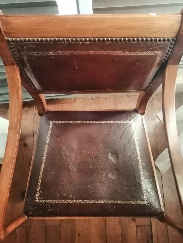 silla estilo ingles antigua