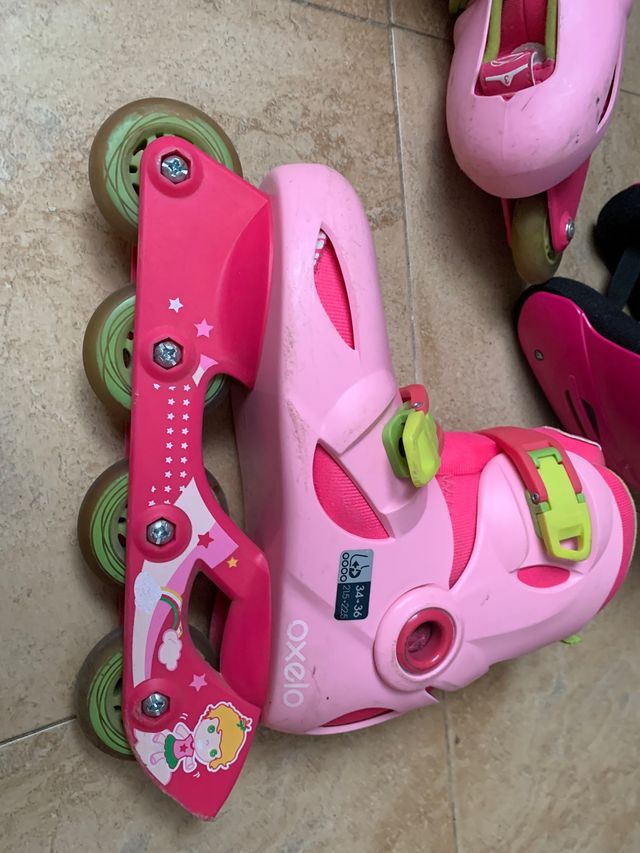 Patines en línea con casco y bolsa