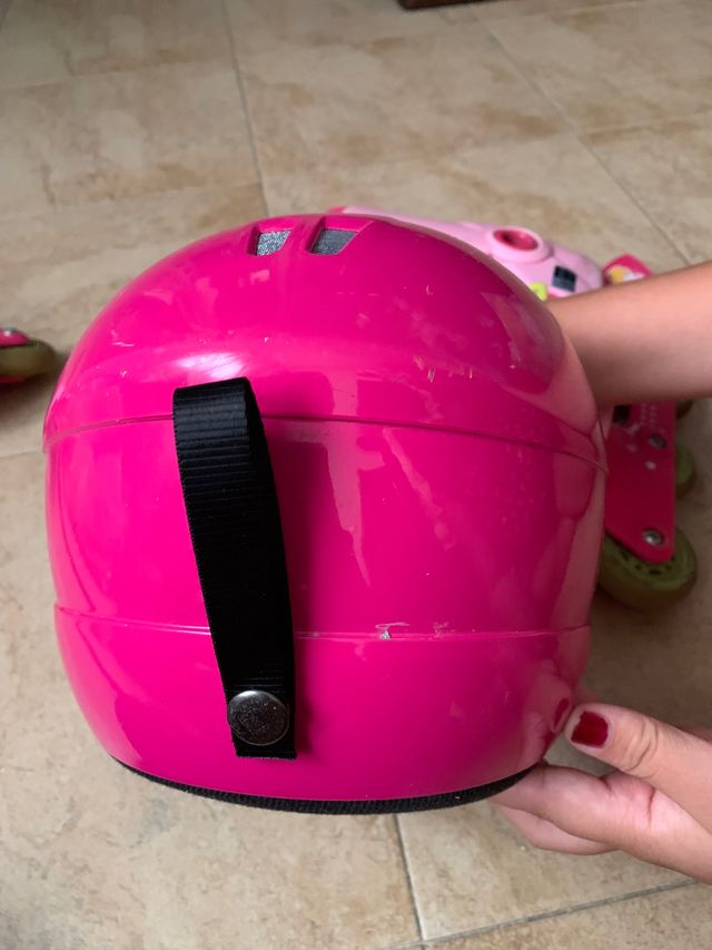 Patines en línea con casco y bolsa