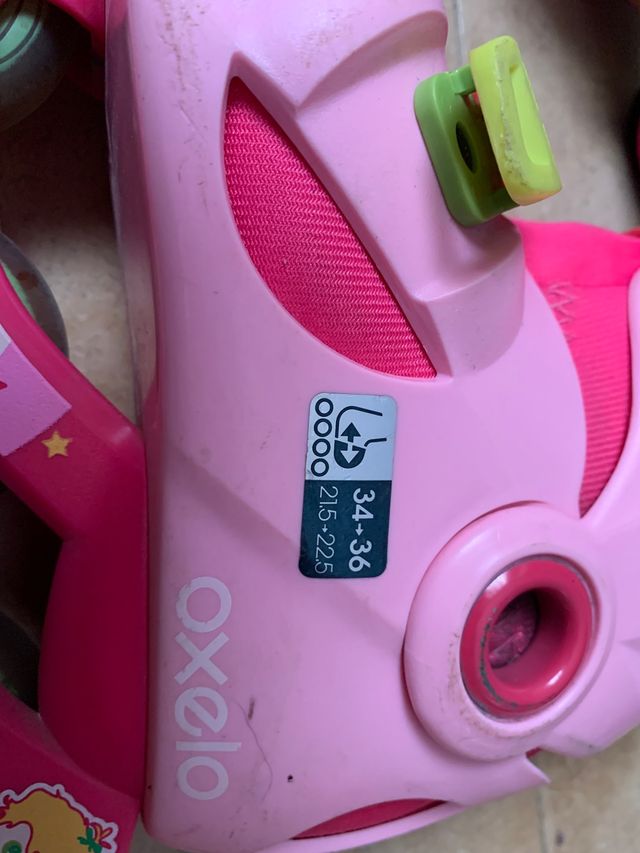 Patines en línea con casco y bolsa