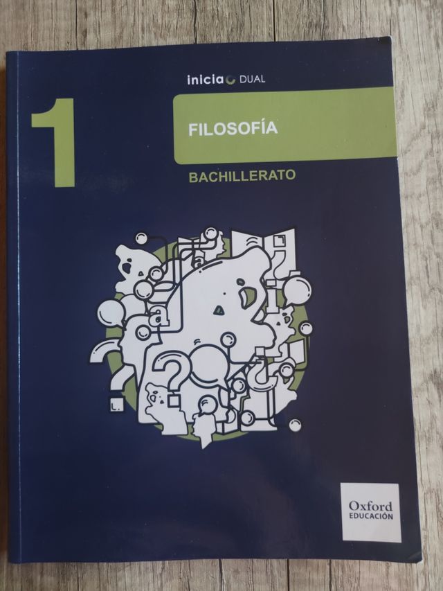 Libro Filosofía Oxford 1º Bach.