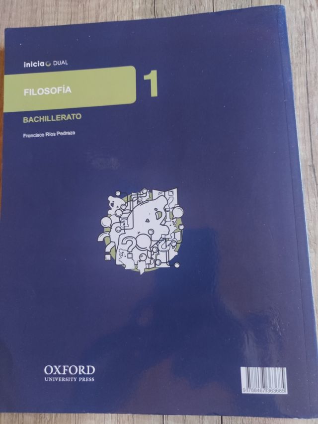Libro Filosofía Oxford 1º Bach.