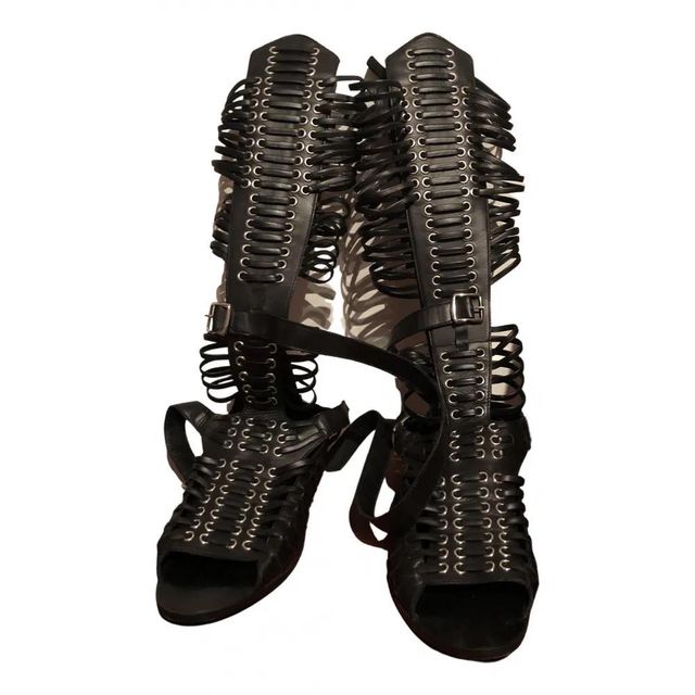 Sandalia esclava Negra diésel sin usar