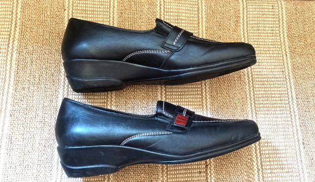 Zapatos piel ergonómicos, suela antideslizante