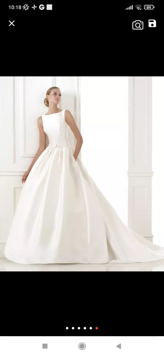  lote vestido novia.  sin estrenar, y complementos